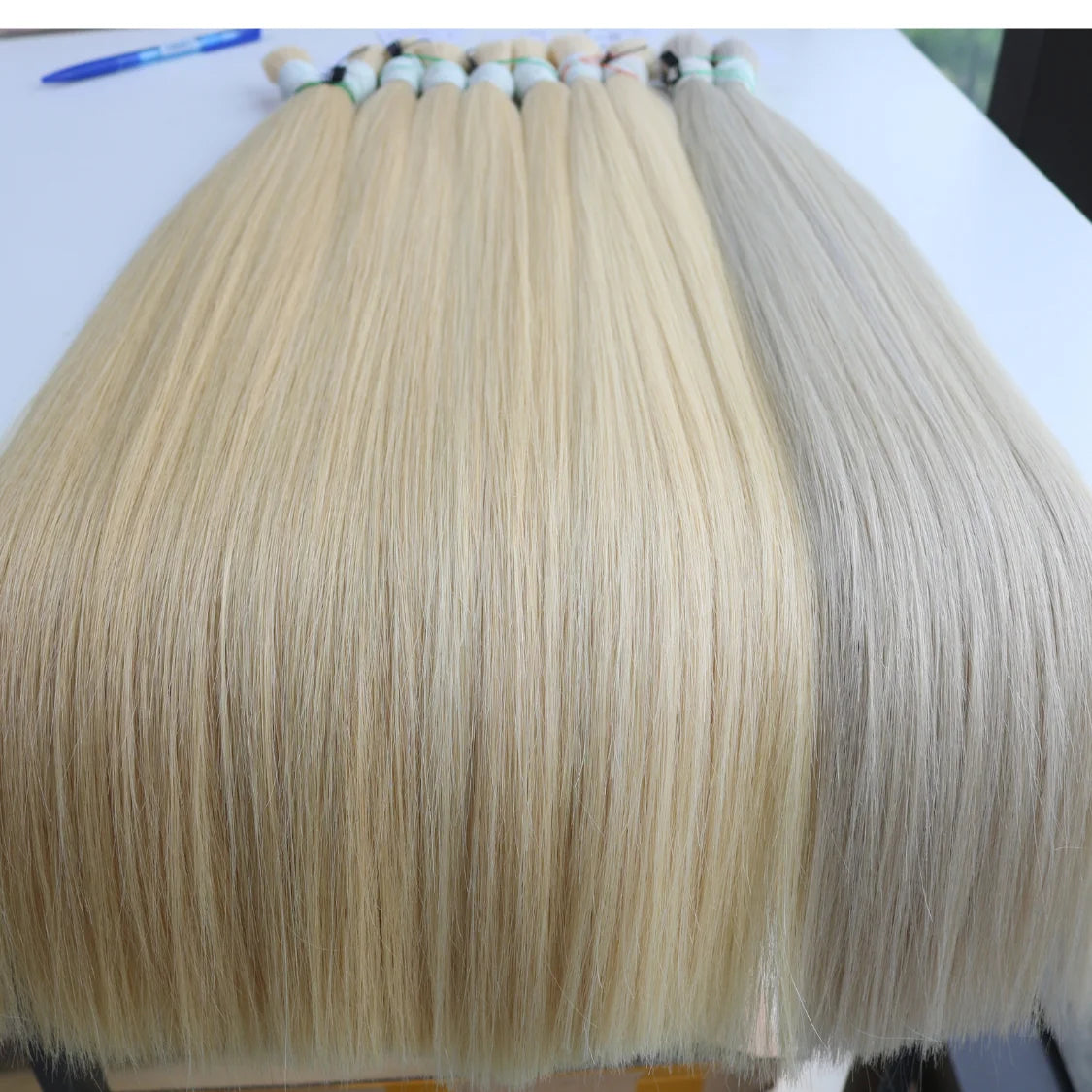 Hot Selling 100 Grams Vietnamese Natural Straight Virgin Hair Bulk Extensions 100% Raw Unprocessed Human Hair Bleached Chemical