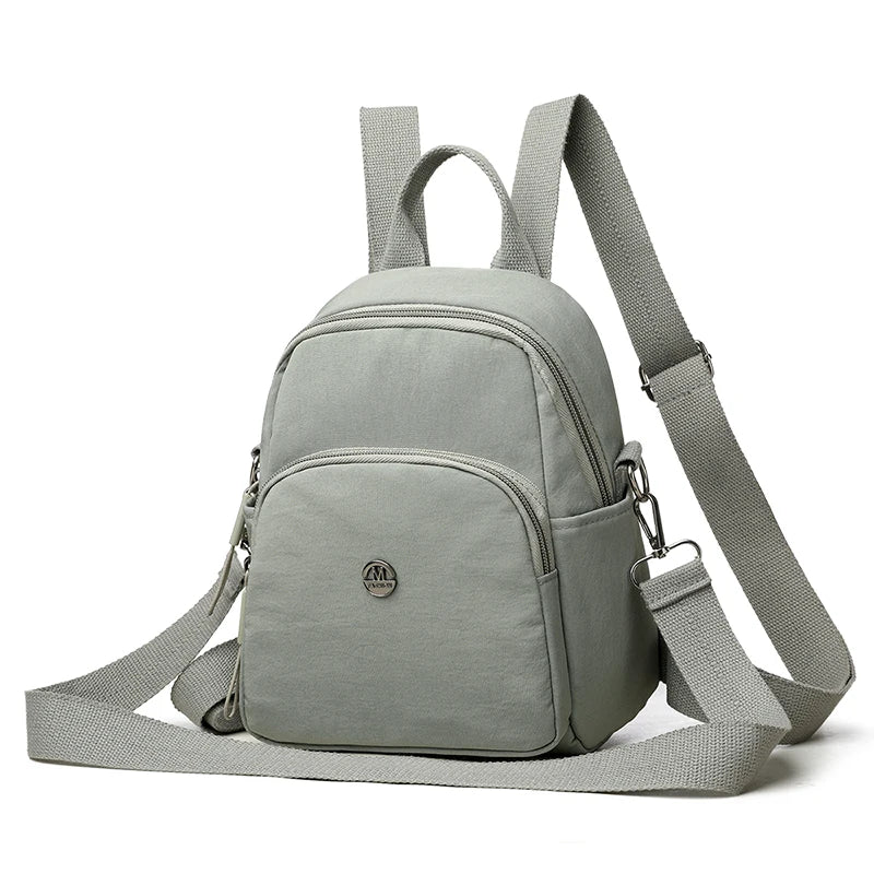 New Women Casual Travel Lightweight Small Backpack With Large Capacity Waterproof Cloth Shoulder Bag and High-end Feel for Girls