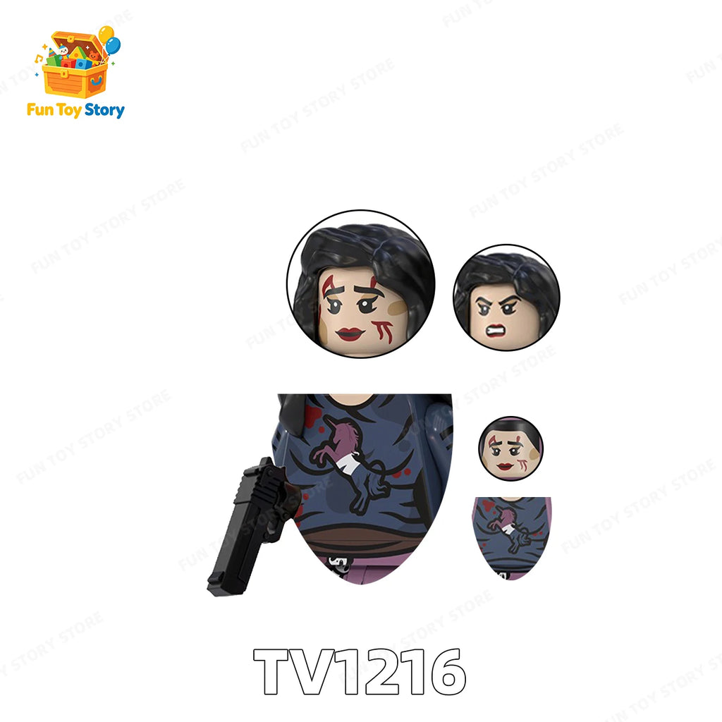 TV6224 TV Watchdog Series, Assembled Building Blocks, Human Toys, Collected by Film and Television Enthusiasts, Gifts for People