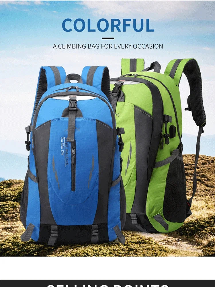 Outdoor Travel Backpack Big Capacity Fashion Travel Backpacks Men Climbing Travel Backpack Classic Sport Travel Backpacks
