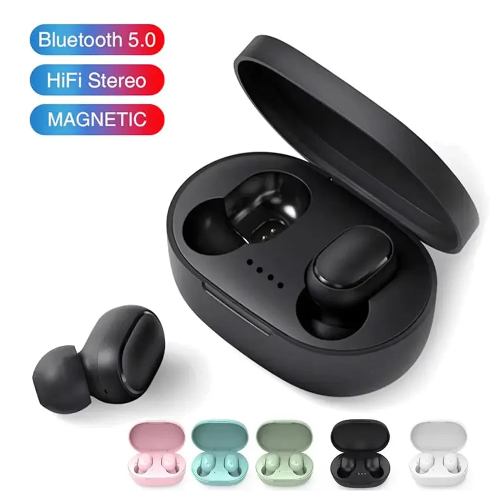 A6S TWS Wireless Bluetooth 5.1 Earbuds LED Digital Display Touch Control Earphone Mic Waterproof Sport Headset For Xiaomi Huawei