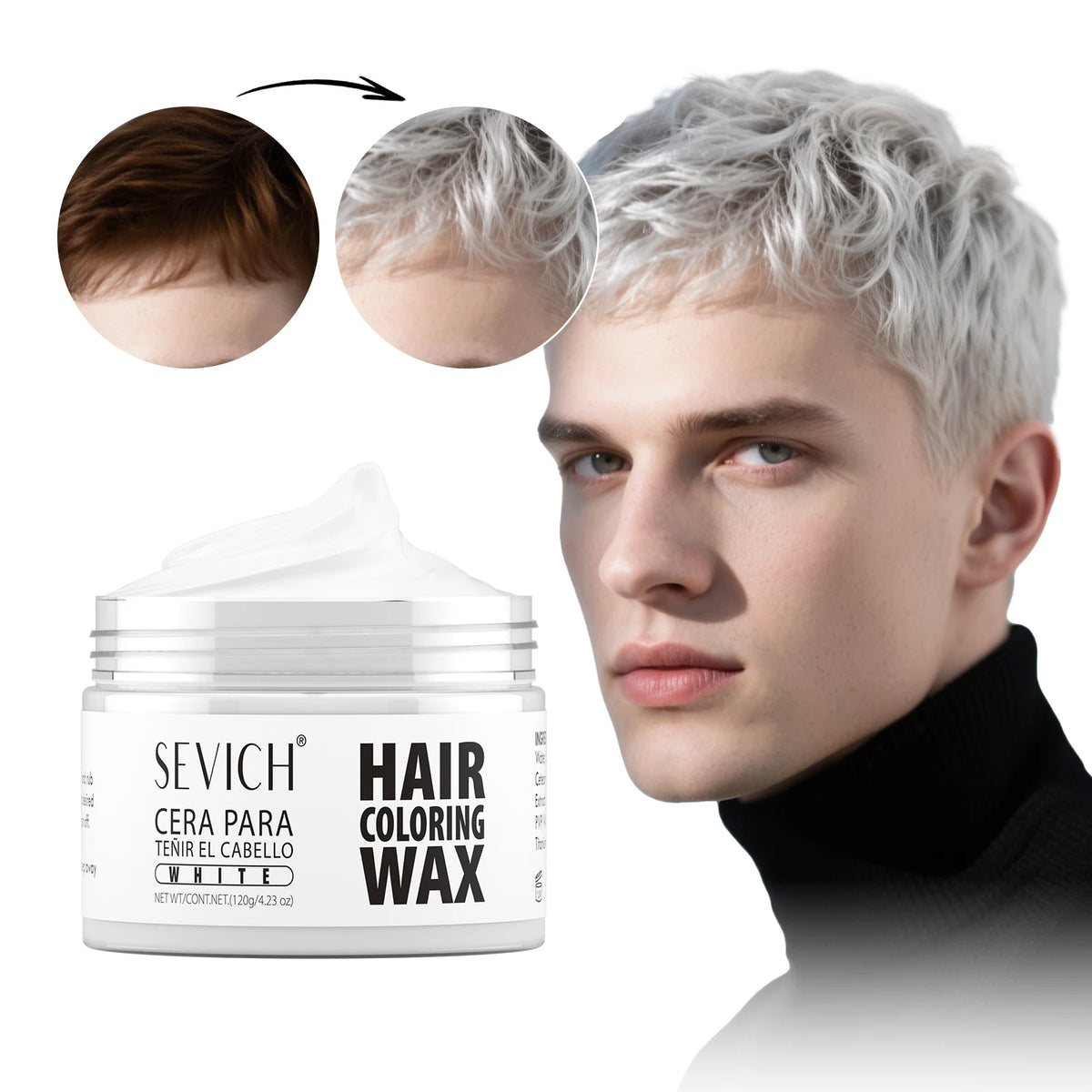 13 Colors Halloween Hair Colour Wax 50g/120g Easy To Wash DIY Hair Dyed Mud Hair Color CreamFor Daily Party Cosplay Hair Dye