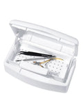 Nail Art Tools Sterilizer Tray White Sterilization Box Disinfection Container Manicure Tools for Salon Nails Accessoires