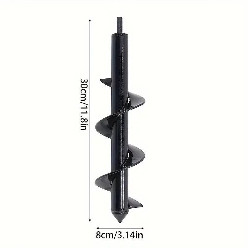 Soil drill grass drill plant vegetables soil loosening hand drill small auger plant tree planting drill earth digging tool elect