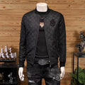 Men's Jacket Spring/Autumn New Trendy Brand Fashionable Slim Fit Thin Style Trendy Badge Embroidered Baseball Jacket Casual
