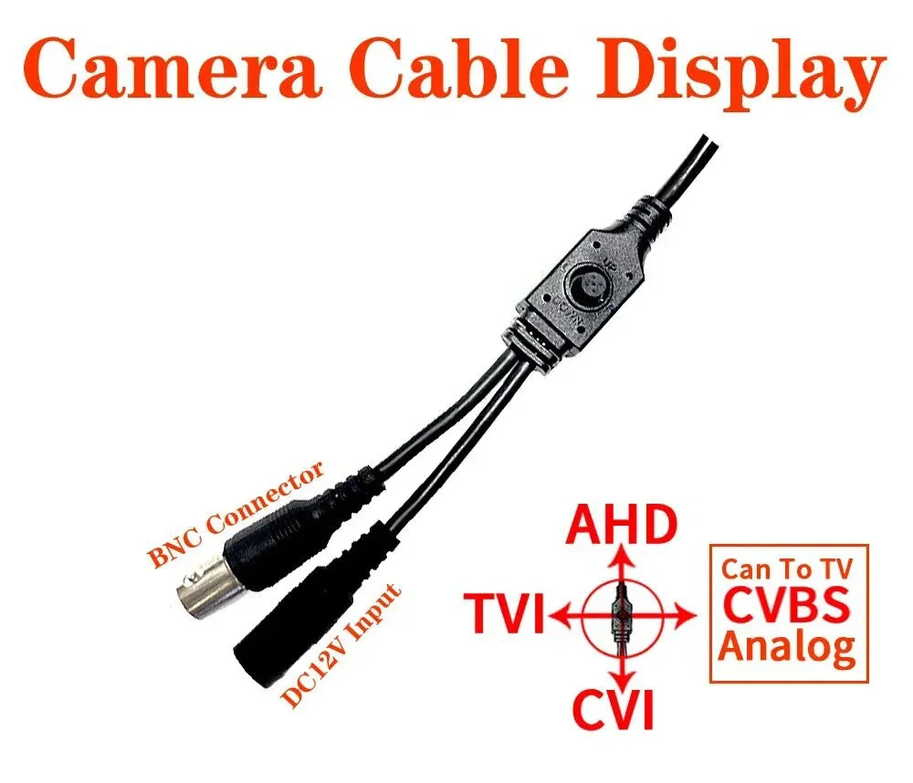 CVBS/TVI/CVI AHD 4in1 Fisheye Camera 8MP 5MP 4K 4MP 1080P 170 Degrees Panoramic Outdoor Waterproof HD Plug And Play Full Color