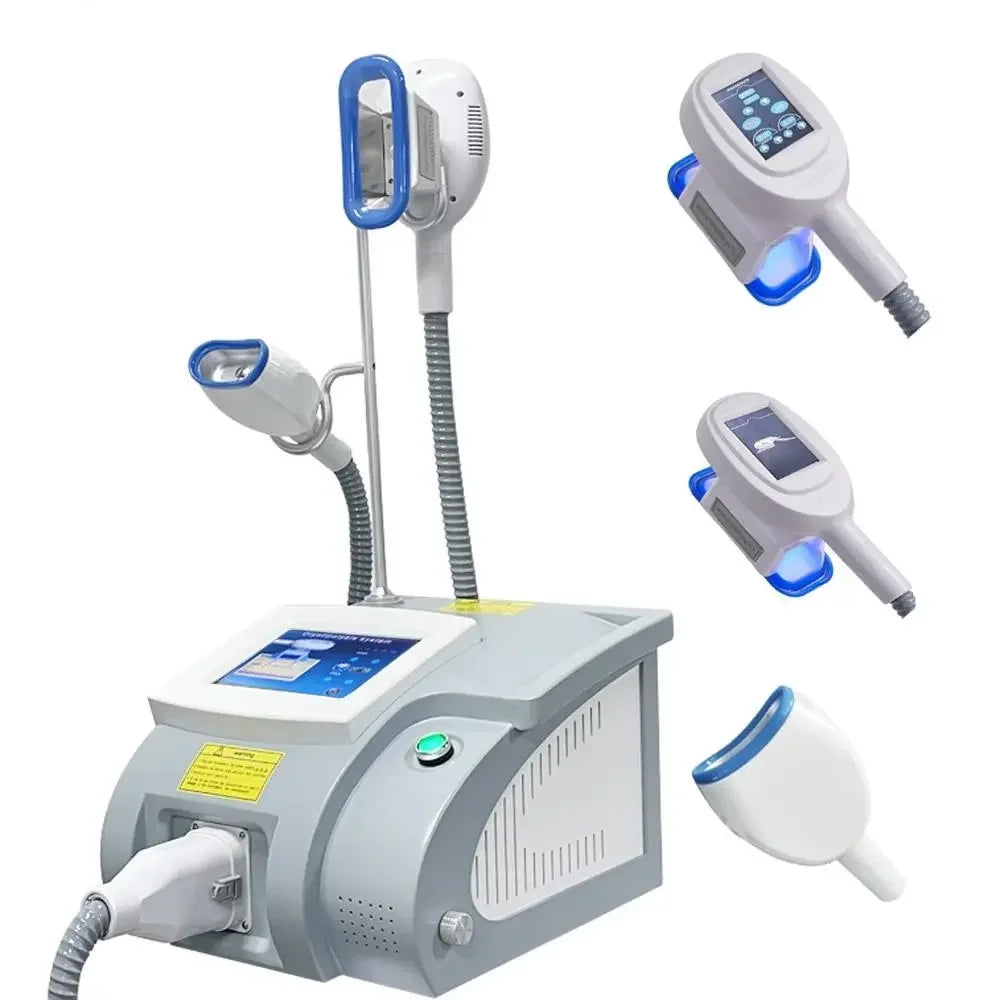 Portable 360 Cooling Sculpting Body Slimming Machine Loss Weight Fat Freezing 3 In 1 Cellulite Removal Vacuum Cavitation Machine