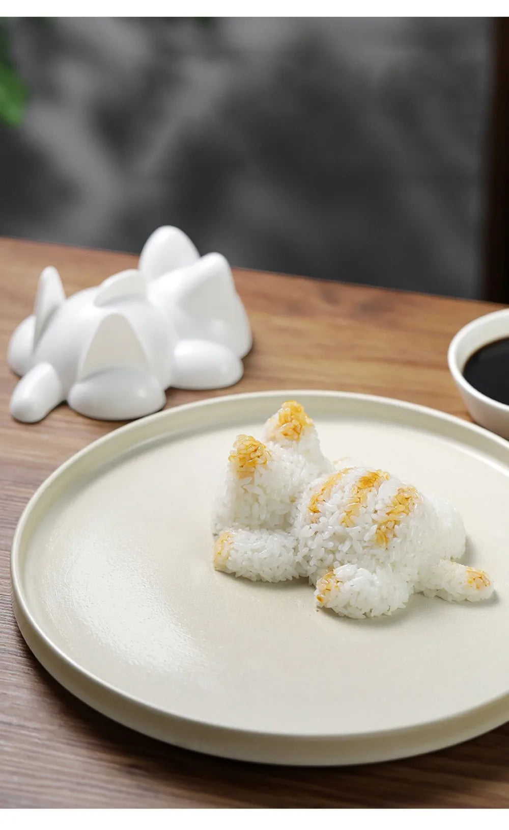 Cute Cat Animals Shape Sushi Molds Plastic Kids Rice Mashed Potato Pumpkin Mash Molds Baking DIY Tools Supplies Kitchen Gadgets