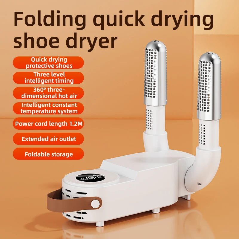 Foldable Shoe Dryer Household Constant Temperature Boot Dryer Fast Drying Shoe Heater Sterilization Deodorization Footwear Dryer