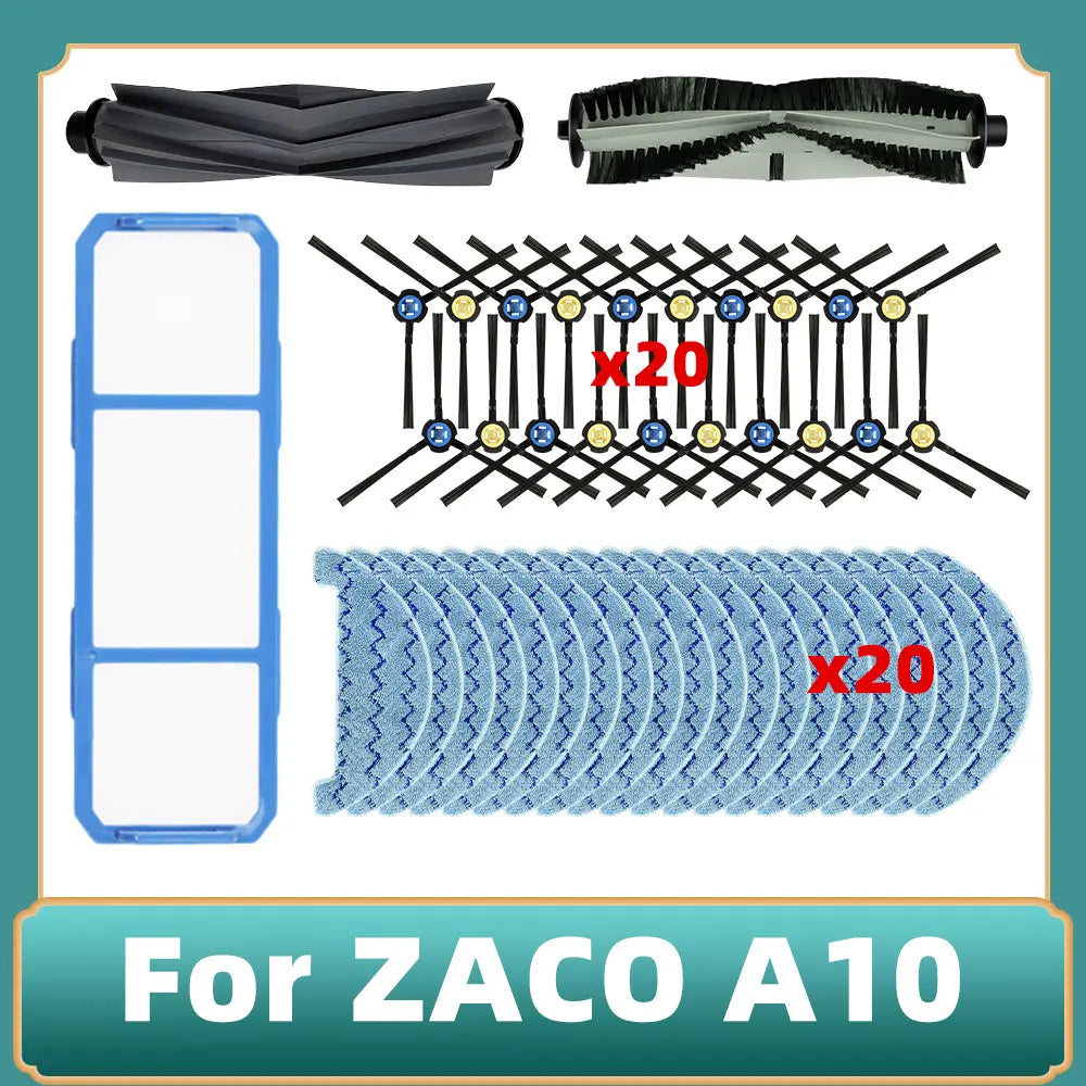 ZACO A10 Compatible Robot Vacuum Replacement Parts