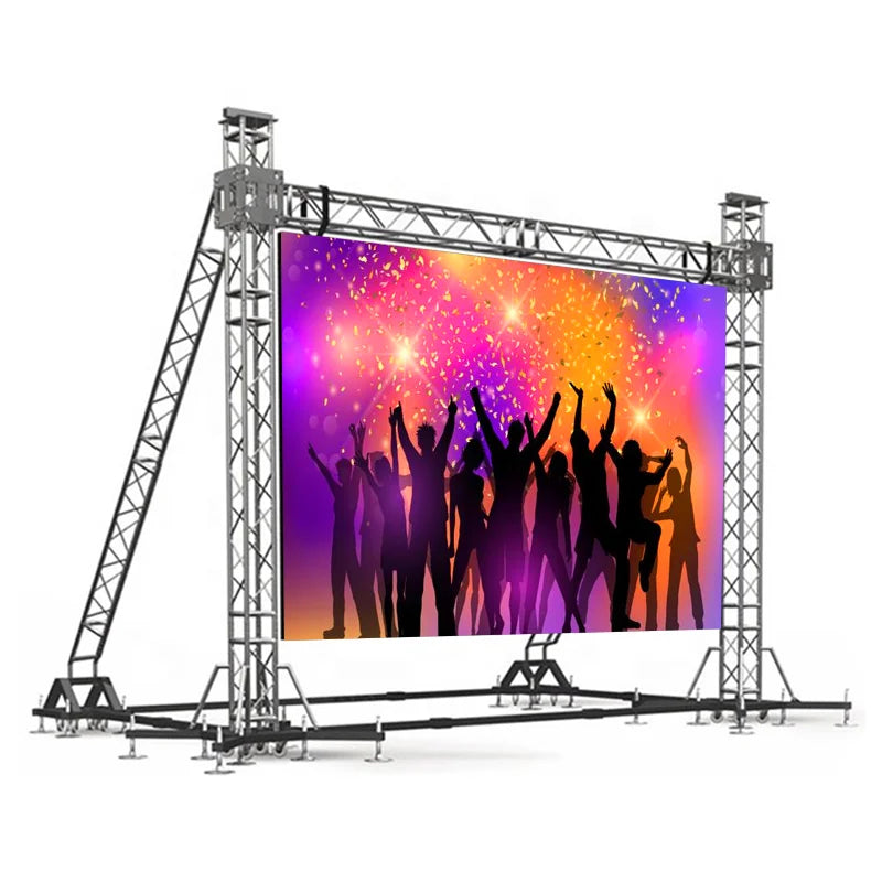Durable Outdoor P2.976 LED Display 4K Full Color 500x500 Rental LED Screen for Advertising Billboard