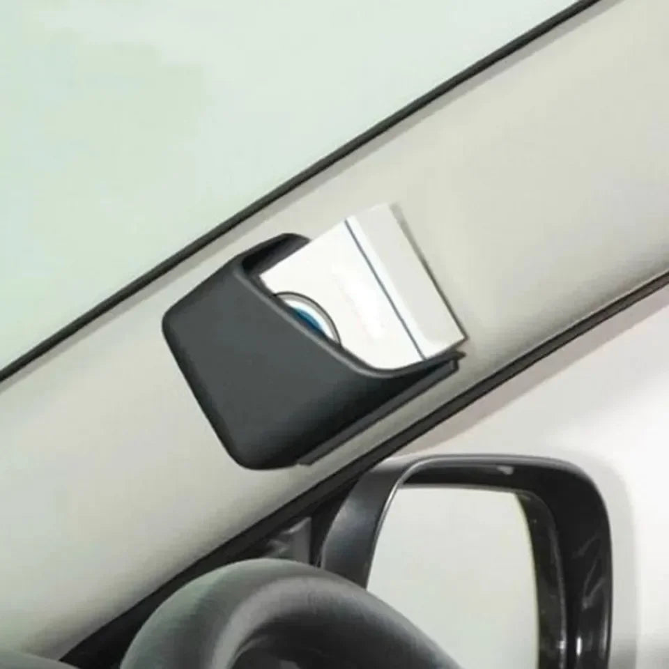 1Pair Car Organizer Auto Truck Pillar Storage Box Cigarette Phone Glasses IC Card Holder Organizers Bag Car Styling Accessories