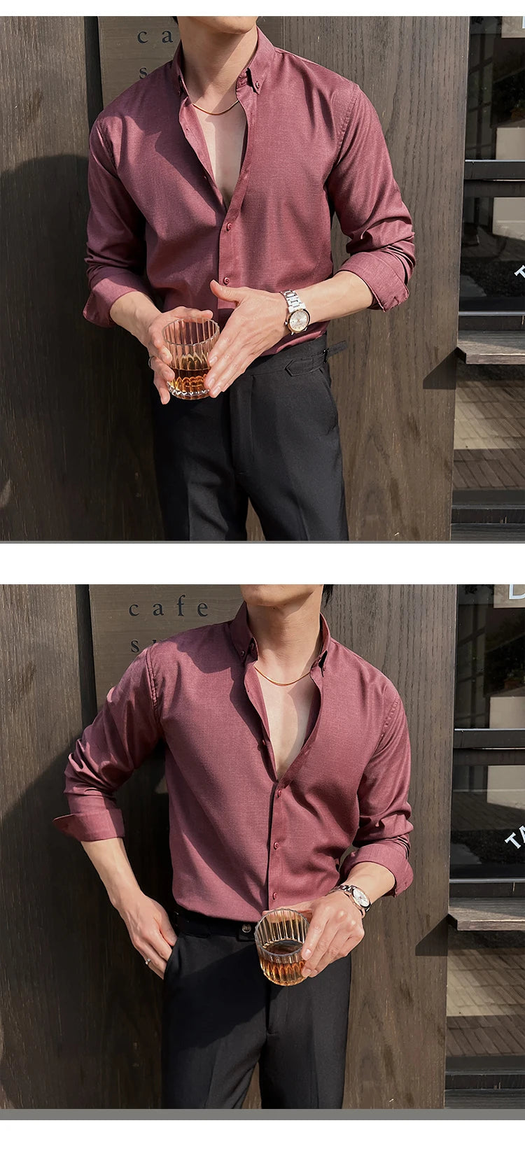 Shirts for Men Long Sleeve British Style Solid Casual Anti-wrinkle Soft Slim Fit Formal Dress Shirt Men Clothing Oversized 7XL-S