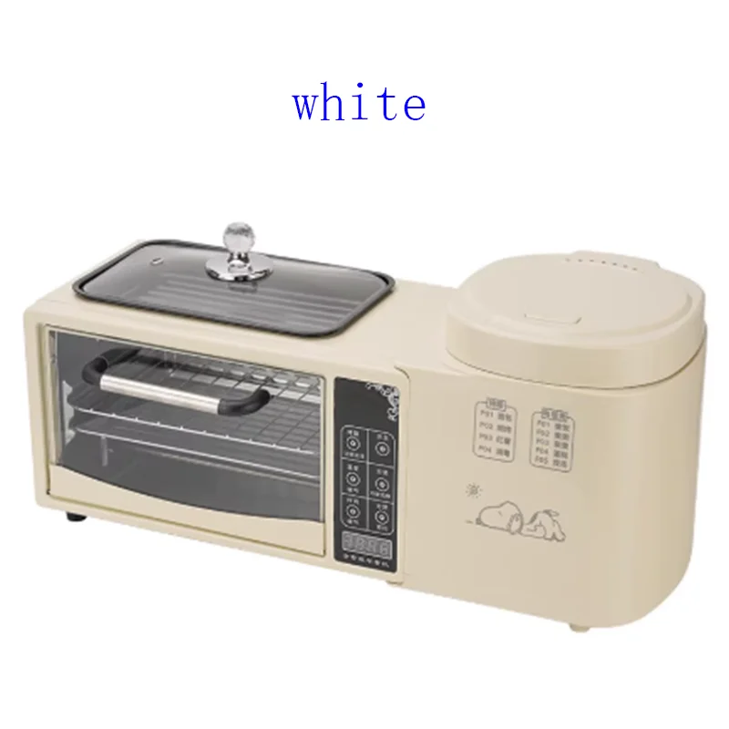Three in one breakfast electromechanical rice soup stew pasta cooking pan food Mantou pizza oven egg fried egg frying pan toast