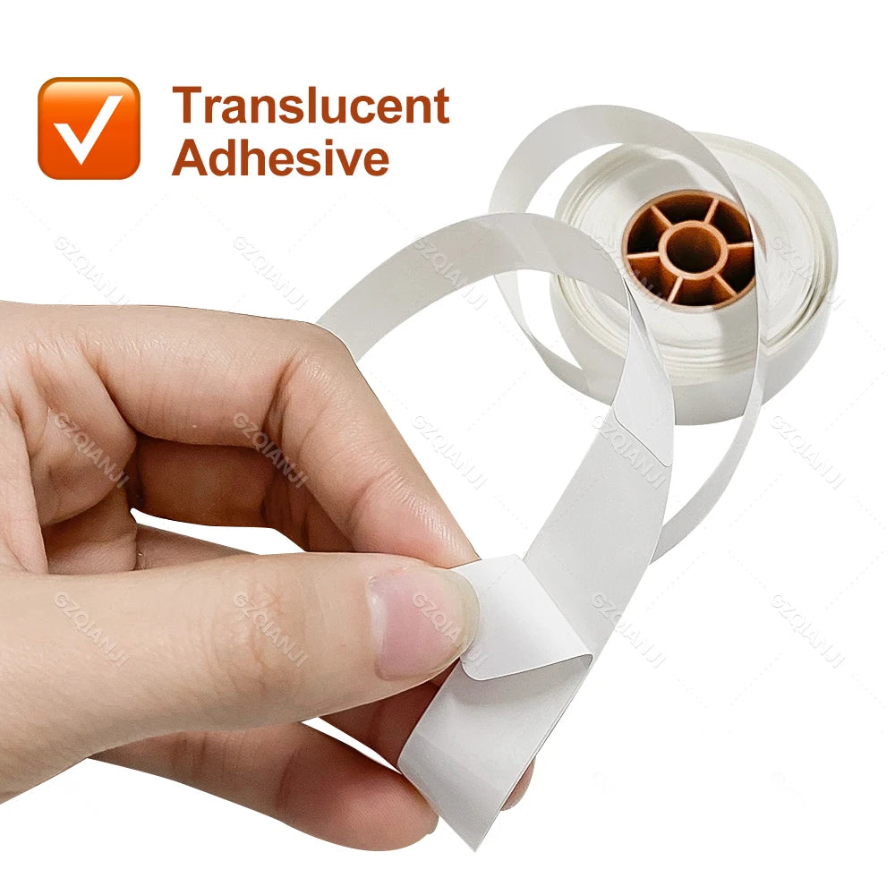Niimbot Transparents Clear Pure White Thermal Label Sticker Paper Roll Self-Adhesive Barcode Price Name Printing for D11 D110