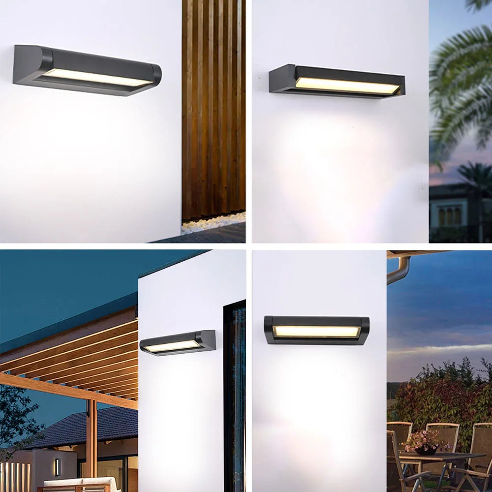 IP65 Waterproof Outdoor LED Wall Lamp Rotatable lamp Villa courtyard garden porch outdoor light Aluminum Wall Lights Fixture