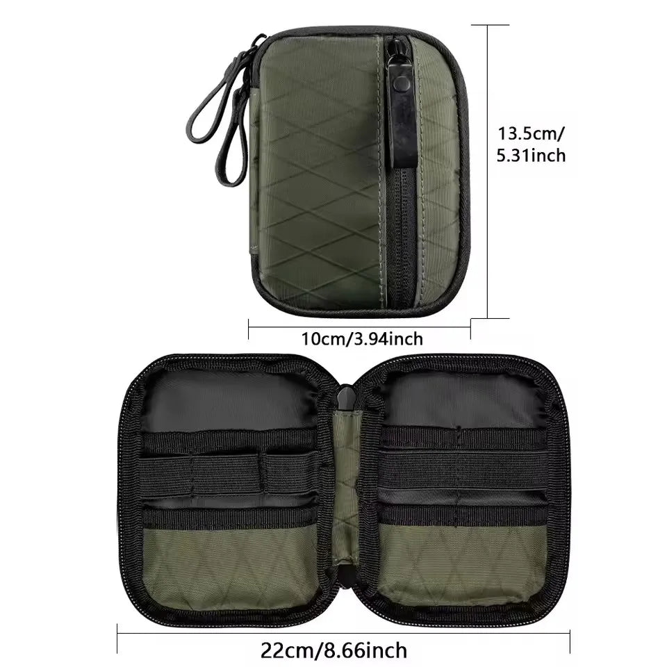 XPAC Waterproof EDC Wallet, Mini Portable Coin Purse & Outdoor Pocket Organizer for Multitools, Cash, Keys