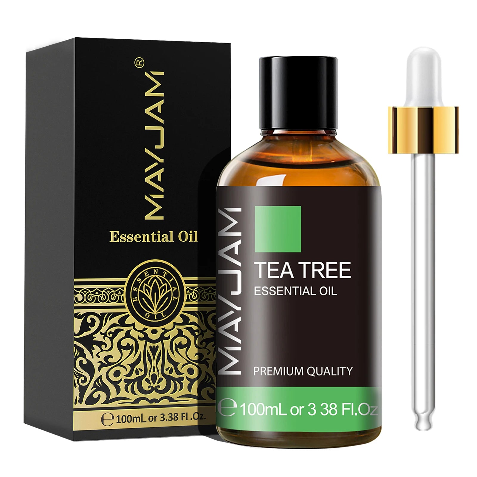 MAYJAM 100ML Essential Oils For Humidifier Diffuser Lavender Sandalwood Sweet Orange Tea tree Camphor Vetiver Aromatic Oil