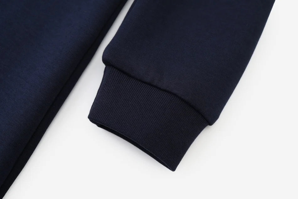 (Ship out in 1day)AS AW26 Denim Varsity Collection Navy Blue Denim+ Embroidery Sweatshirt weekday fabric brother sister clothing