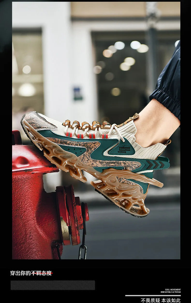 Casual Men's Sneakers Breathable Luxury Trainer Race Shoes Fashion Running Tenis for Men And Women