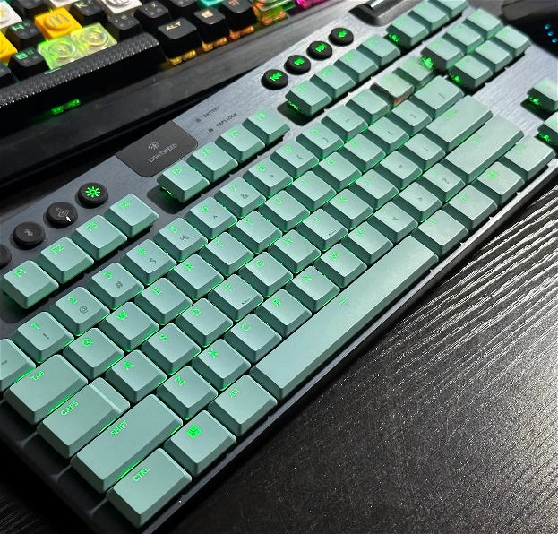 Matte version black G913 G913TKL keycap G915 G915TKL mechanical keyboard matte light-transmitting non-slip keycap