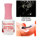 Hassleless Crystal-Coating Gel Top Coat — Upgraded Ultra-Glossy Finish, Stain-Resistant & Scratch-Resistant / Base Coat