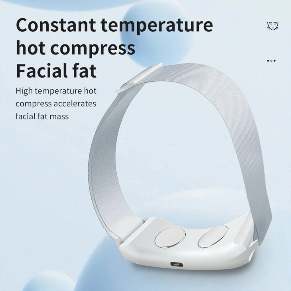 EMS Facial Massager V-Face Double Chin Reducer Face Shape Facial Lifting Machine Chin Slimmer Skin Tightening Care Beauty Device