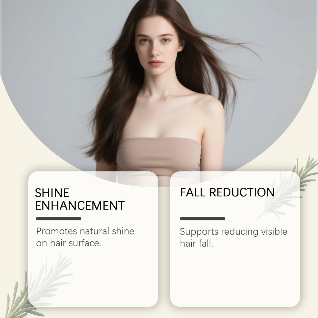 Rosemary Amino Acid Volumizing Shampoo - Gently Cleanses the Scalp, Naturally Voluminous, Smooth, and Shiny