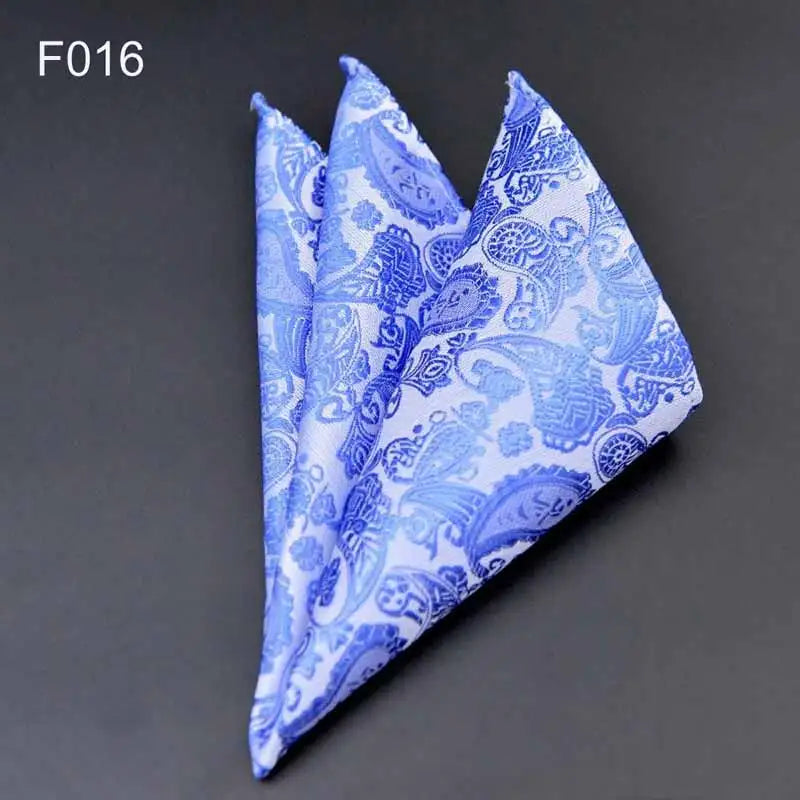 41 Colors Men's Handkerchief Plaid Dot Paisley Hankies Hanky Business Pocket Square Chest Towel 25*25CM