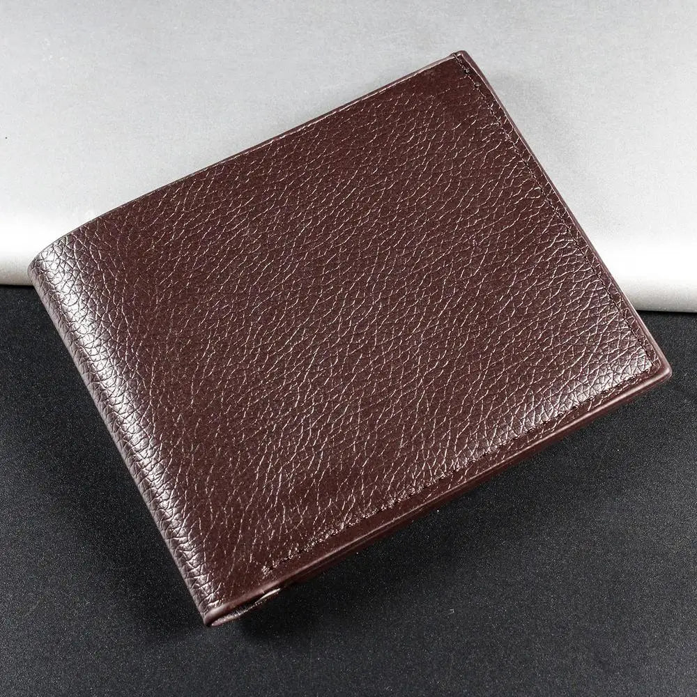 Vintage PU Leather Mens Wallets Solid Sample Style Zipper&Hasp Purse Card Holders Famous Brand High Quality Male Wallet
