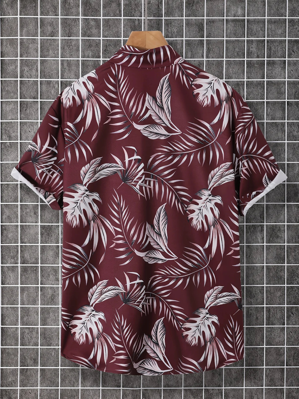 Multi Styles Full Print White Flamingo Hibiscus Hawaiian Shirt Men Retro Short Sleeve Resort Photo Camisa Hombre