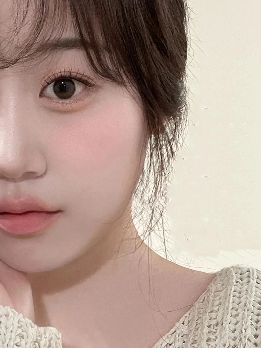 Love Air Cushion Powder Blusher with Mirror Red Rouge Matte Whitening Waterproof Makeup Cheek Tint Contour Peach Blush Cream
