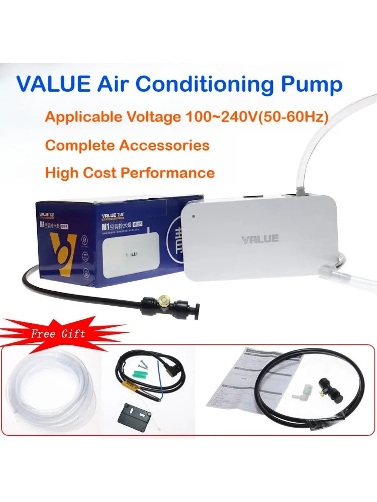 VALUE 100V-240V Air Conditioning Water Automatic Ultra-quiet Condensate Pump Air Conditioner Drainage With Atomization System