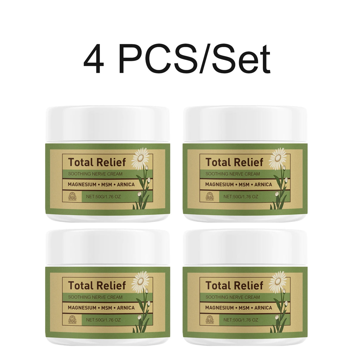 Magnesium Body Care Cream Deep Moisturizing Non Greasy Fast Absorbing Soothing Daily Skin Nourishing  Soothing Cream 50g