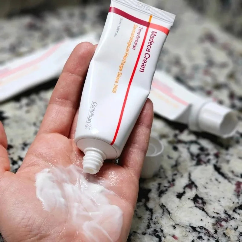 Fashion Madeca Moisturizer Cream Collagen Hyaluronic Acid Gotu Kola Deep Hydration Reduces Fine Lines Time Anti Aging Cream 50ml