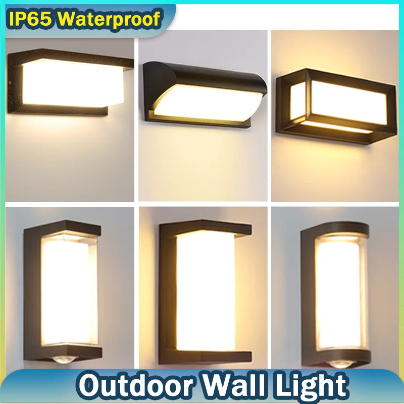 LED Wall Light Outdoor Waterproof IP65 Energy Saving Light Indoor For Garden Corridor Balcony Decor Wall Lamp