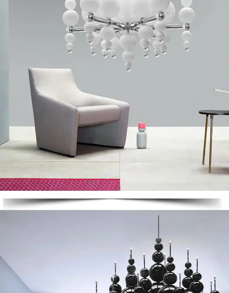 Luxury Living Room Black Chandelier Designer Tears From Moon Chandelier For Ceiling Restaurant Large Dining Table Hanging Lamp