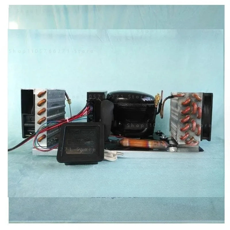 Mini cold air integrated unit unit 12v24v boot refrigeration miniature air conditioner assembly with temperature control