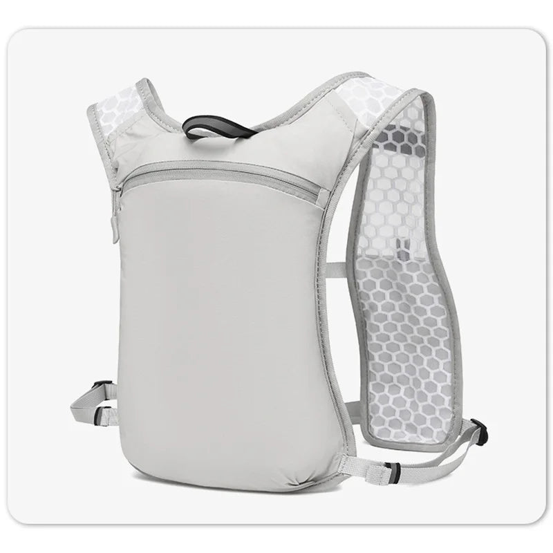New Running Water Bottle Storage Vest Lightweight Running Vest Reflective Hydration Water Chest Pack With Phone Holder
