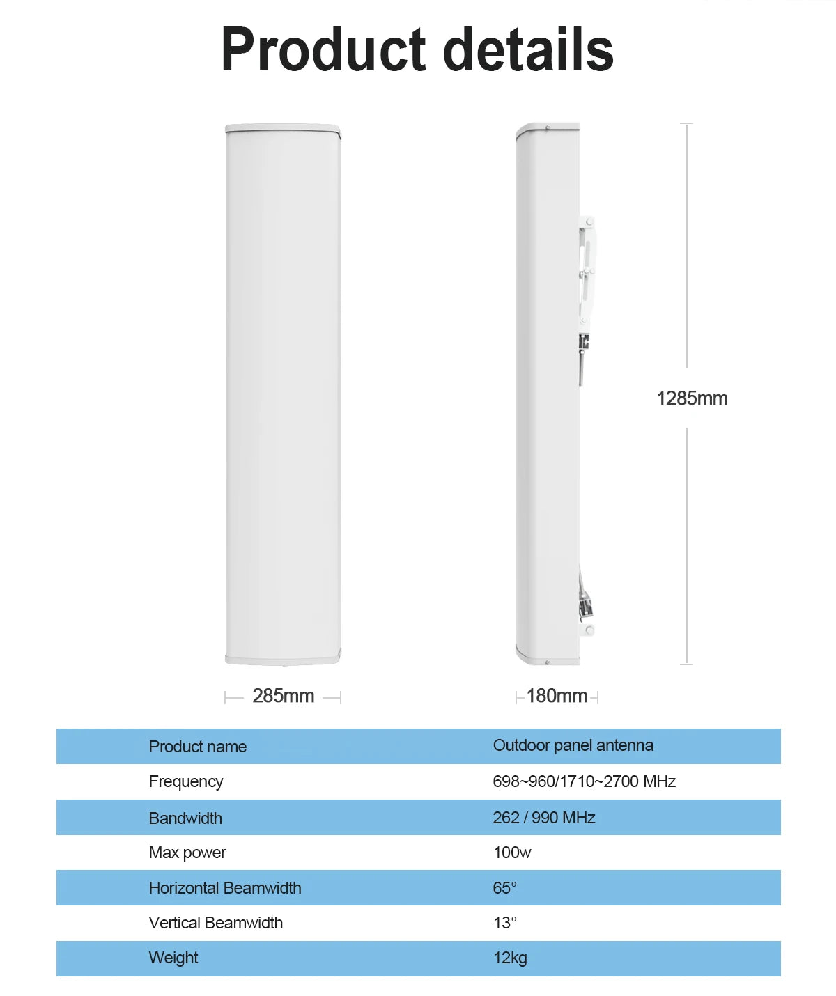 15dbi Outdoor Antenna For Cell Phone Repeater Rural Area 2G 3G 4G Cellular Network Amplifier Antenna 698-2700mhz Panel  Anten