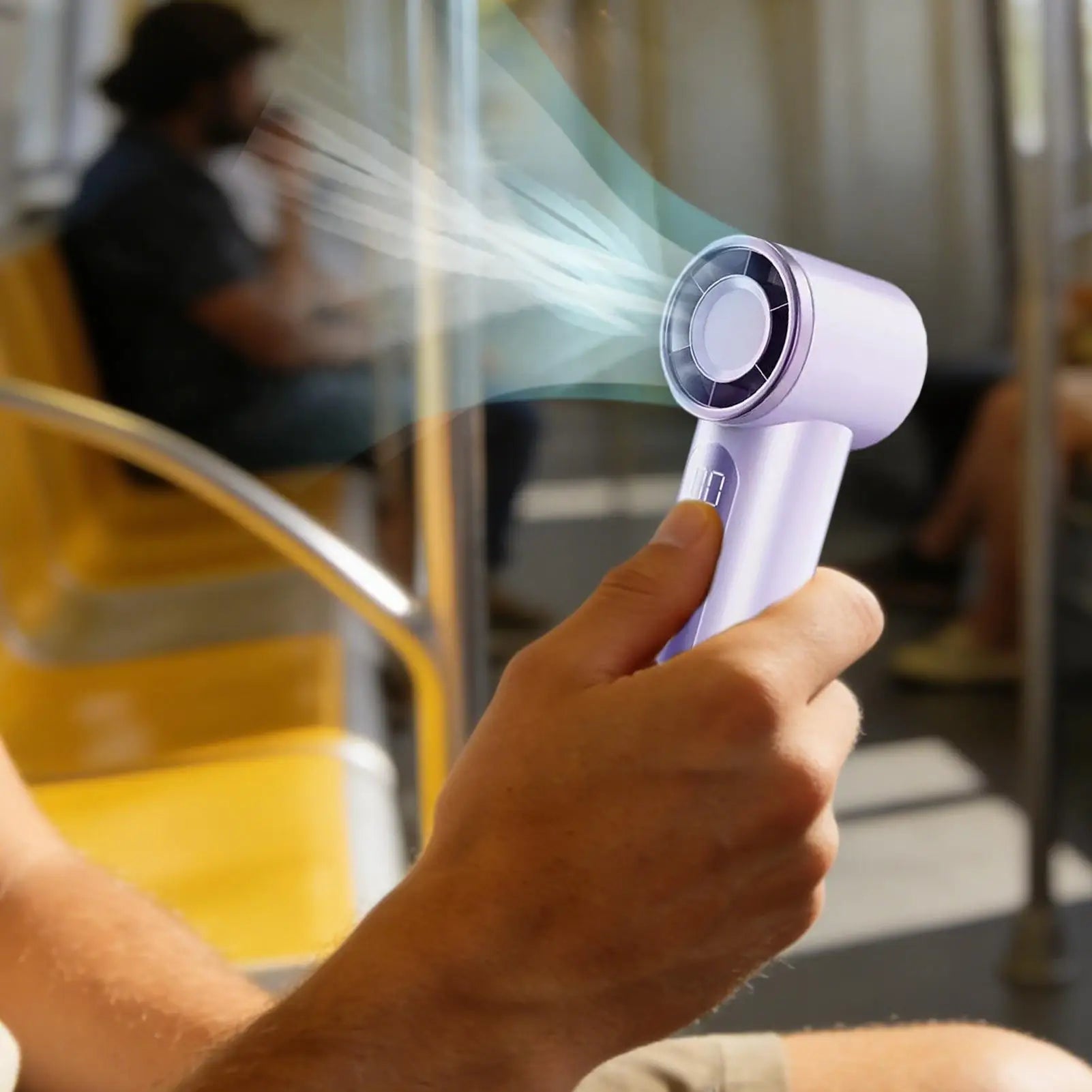 Air Cooler High-speed Handheld Fan Quiet Operation Waterproof USB Rechargeable Fan Long-lasting Strong Wind Fan Desktop
