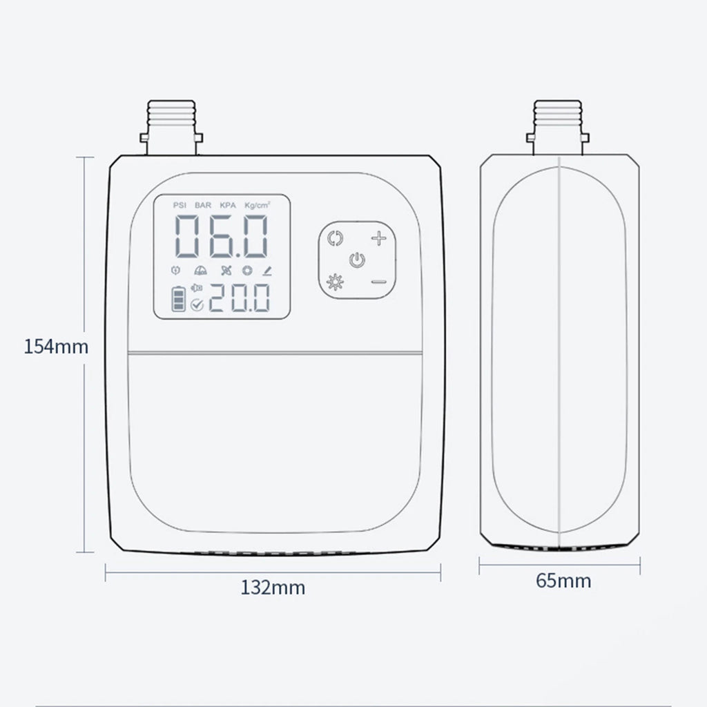 SUP Air Pump 25PSI Electric Paddle Board Pump Portable Electric Pump for Inflatable Stand Up Paddle Board Kayaks Boats