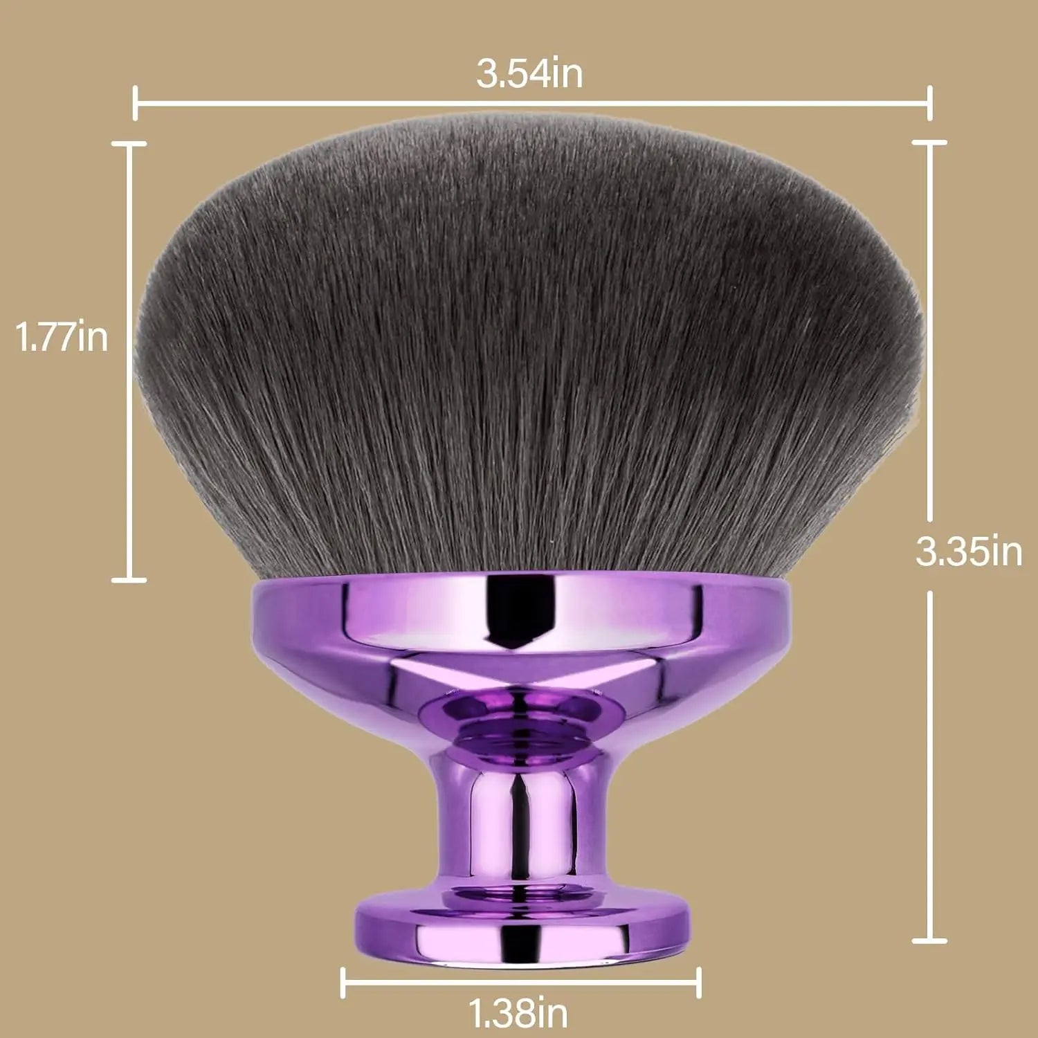 Extra Large Body Makeup Brush for Self Tanner, Leg Makeup Bronzer Oval-shaped Flawless Kabuki Brush Kabuki Foundation Brush
