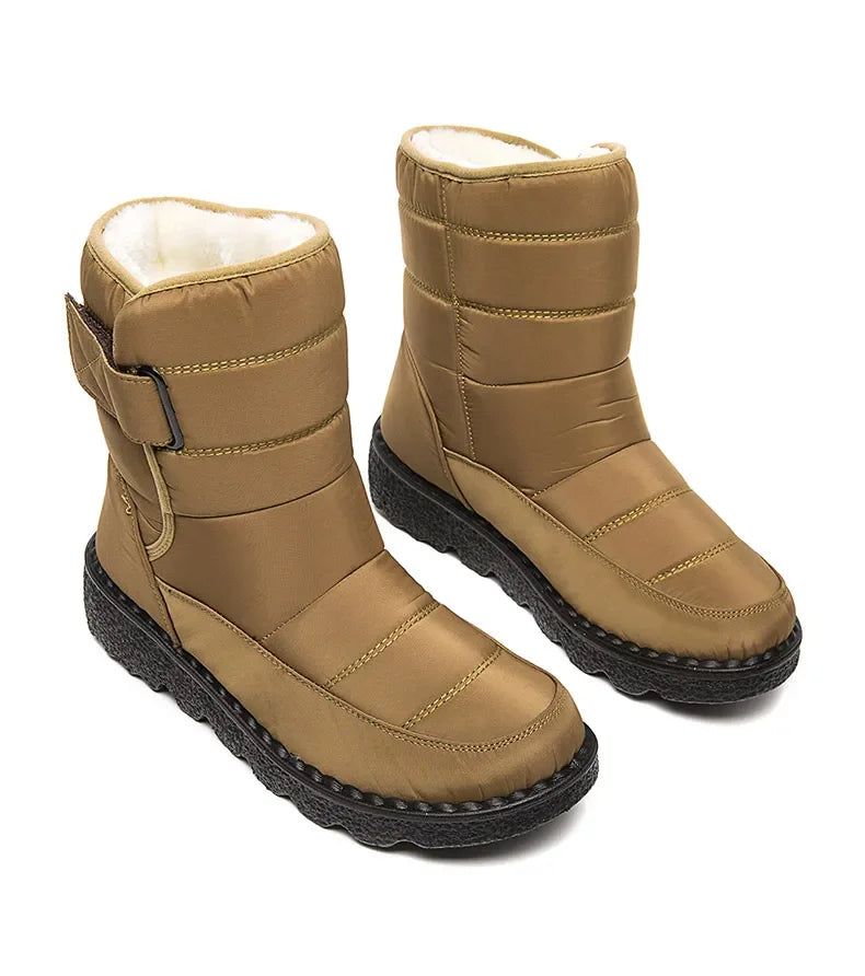 Women Boots 2024 Winter Shoes Woman Waterproof Snow Boots Winter Warm Fur Botas Mujer Korea Style Black Ankle Boots For Women
