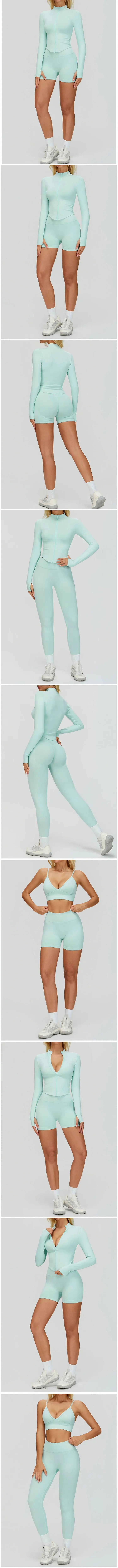 2/3PCS Seamless Sports Set  Yoga Suits  Women Tracksuit Gym Running Workout Clothes Sports Long Sleeve Leggings Yoga Clothing