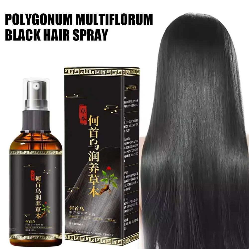Hair Loss Solution Hair Growth Serum Spray For Men And Women,Hair Serum Polygonum Multiflori Radix, Ginger,Hair Care Essence Oil