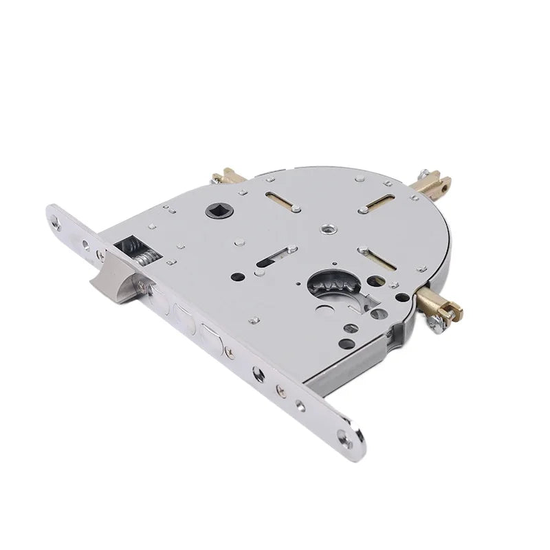 Smart Automatic Israeli 6590 Mortise Lock Body Round Head Square Bolt Replacement for Old Security Door Fingerprint Lock