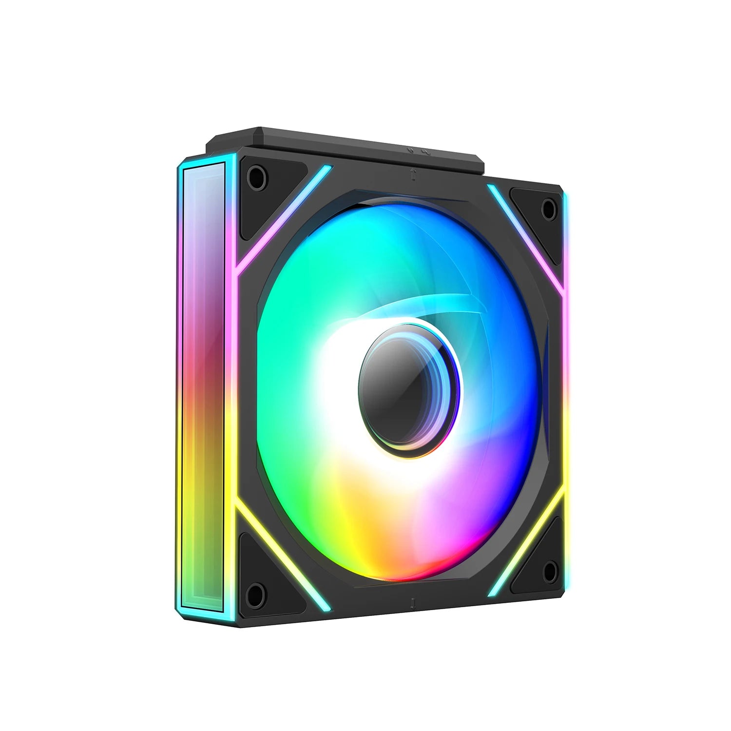 ICE Whale WX-2 Wire-Splicing PC Case Cooling Fan ARGB Mirror Cycle Light Effect 600-1800RPM PWM Water Cooling 360mm Cooler Fan