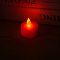 Flameless Led Candle Heart-shaped Electronic Battery-Power Tealight Candles for Home Christmas Party Wedding Decoration