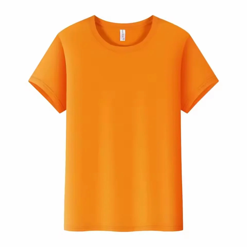 Design/Customize Logo Cotton T-shirt Men's and Women's Short Sleeved Shirt DIY Personalized Logo Team Advertising Top